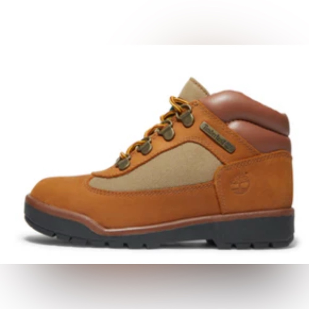KIDS Timberland Field Boots Premium Leather/Nubuck Tan hiking boots